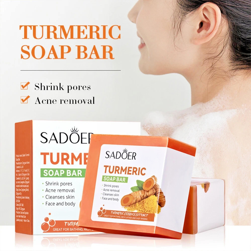 Kojic Acid Soap Dark Spot Whitening Turmeric Soap Skin Bleaching Lightening 100G