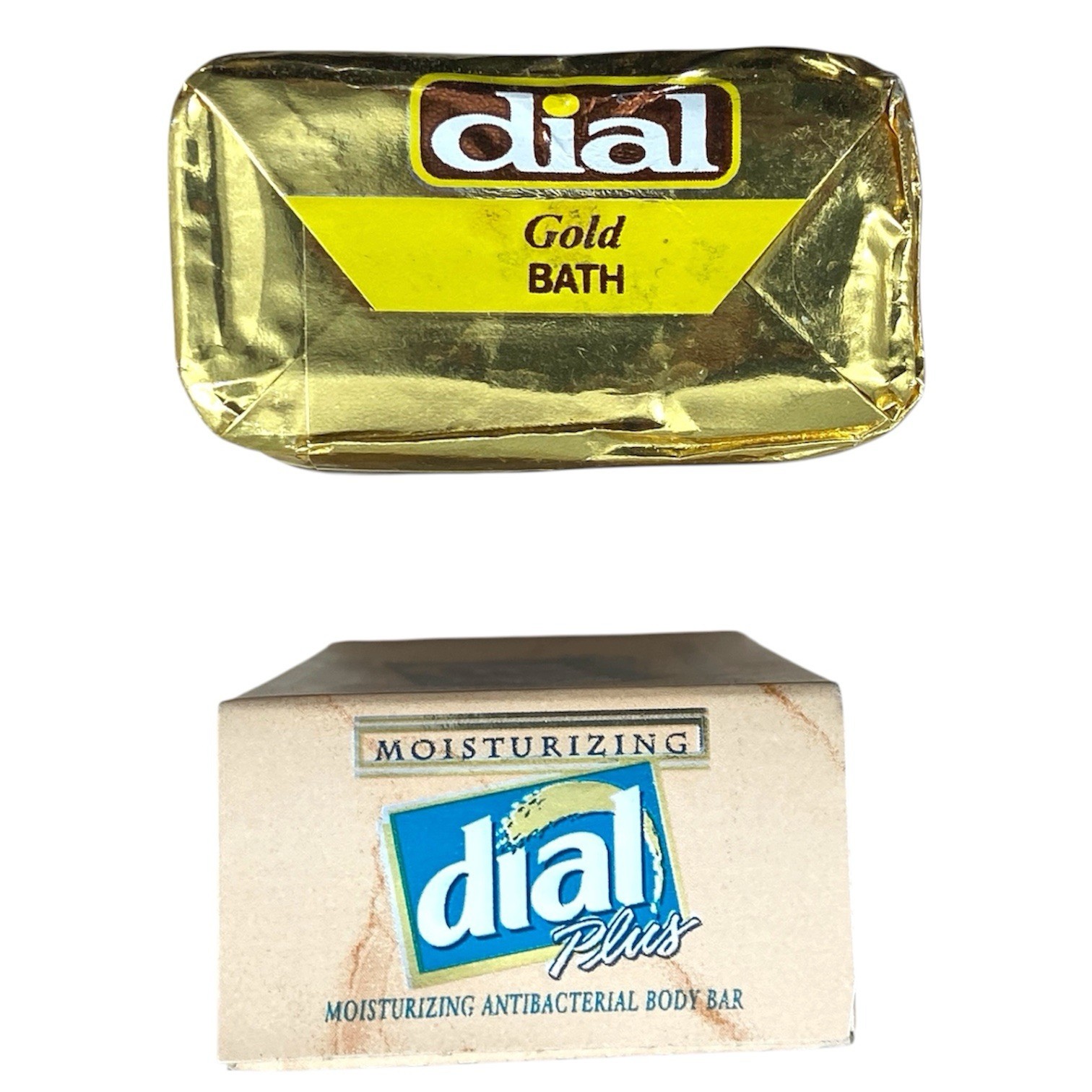 VTG Dial Gold Bar Soap and Dial Plus Moisturizing Antibacterial Body Bar