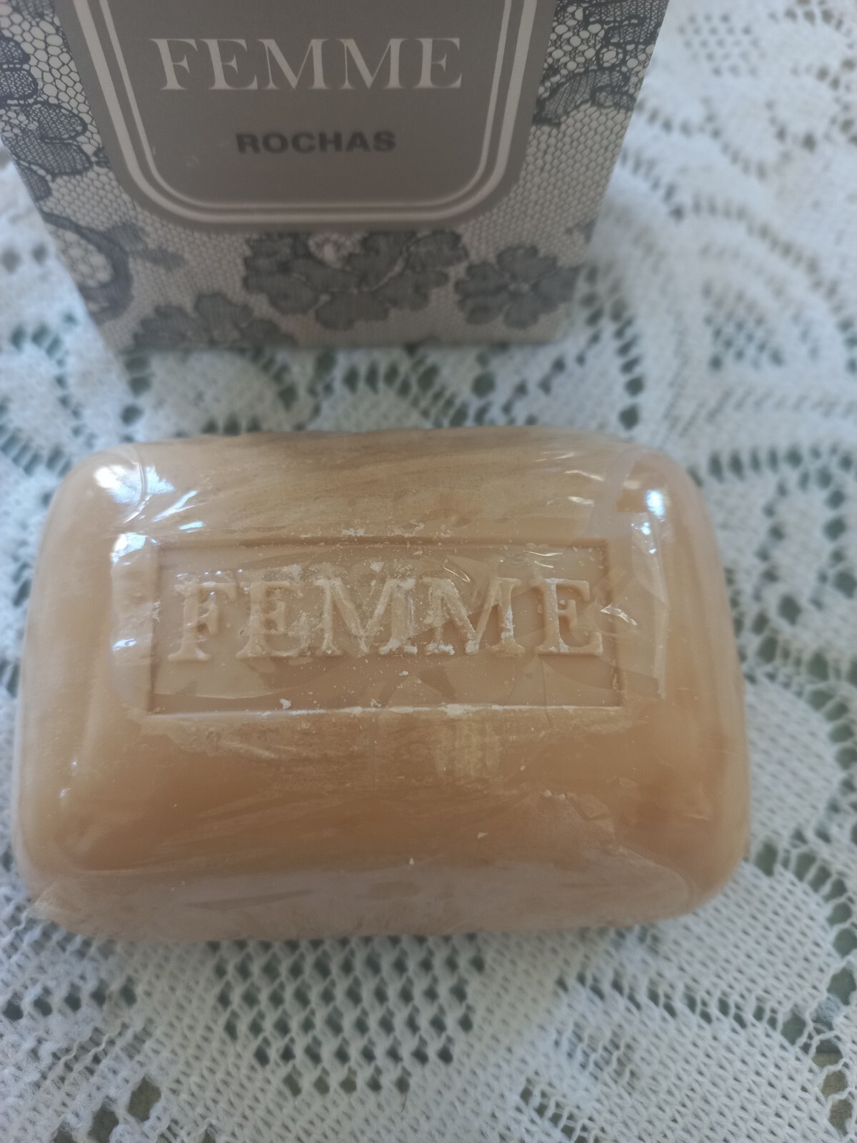 Vintage Savon Femme Rochas Vente Exclusive Soap New Old Stock Made In France