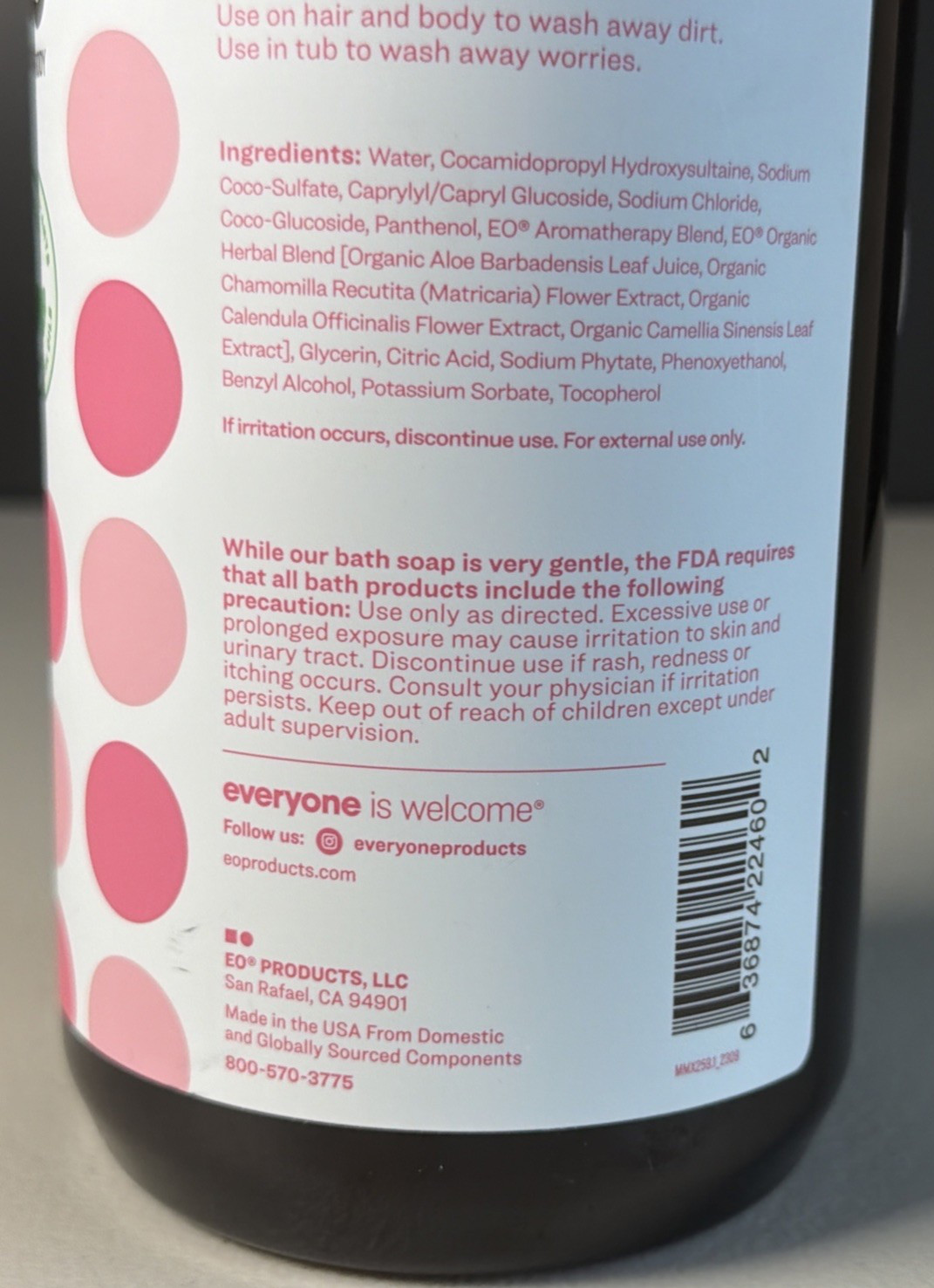Everyone for Everybody 3 in 1 Lemon + Strawberry , 32 fl oz