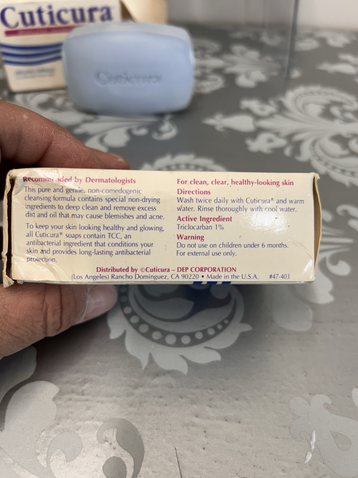 Cuticura Medicated Bar Soap X6 Expired For Props 5.25 Oz Each