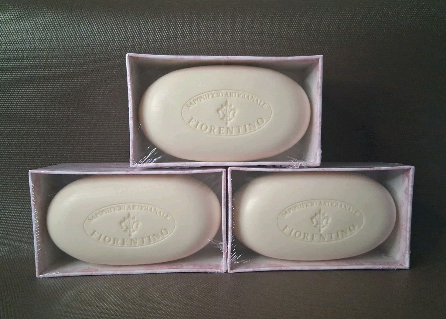 Saponificio Fiorentino Rose Garden Bar Soap Handmade In Italy 3 x 10.5 oz Sealed