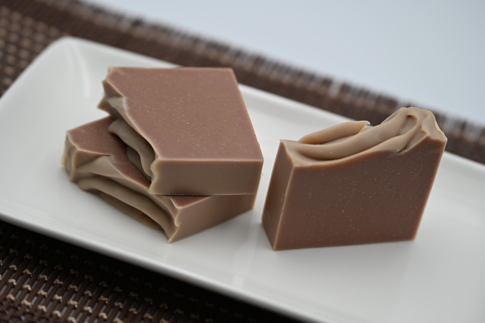 Le Luxe Lather, Luxury Artisan Soap, “Collette”.. Colloidal, unscented..