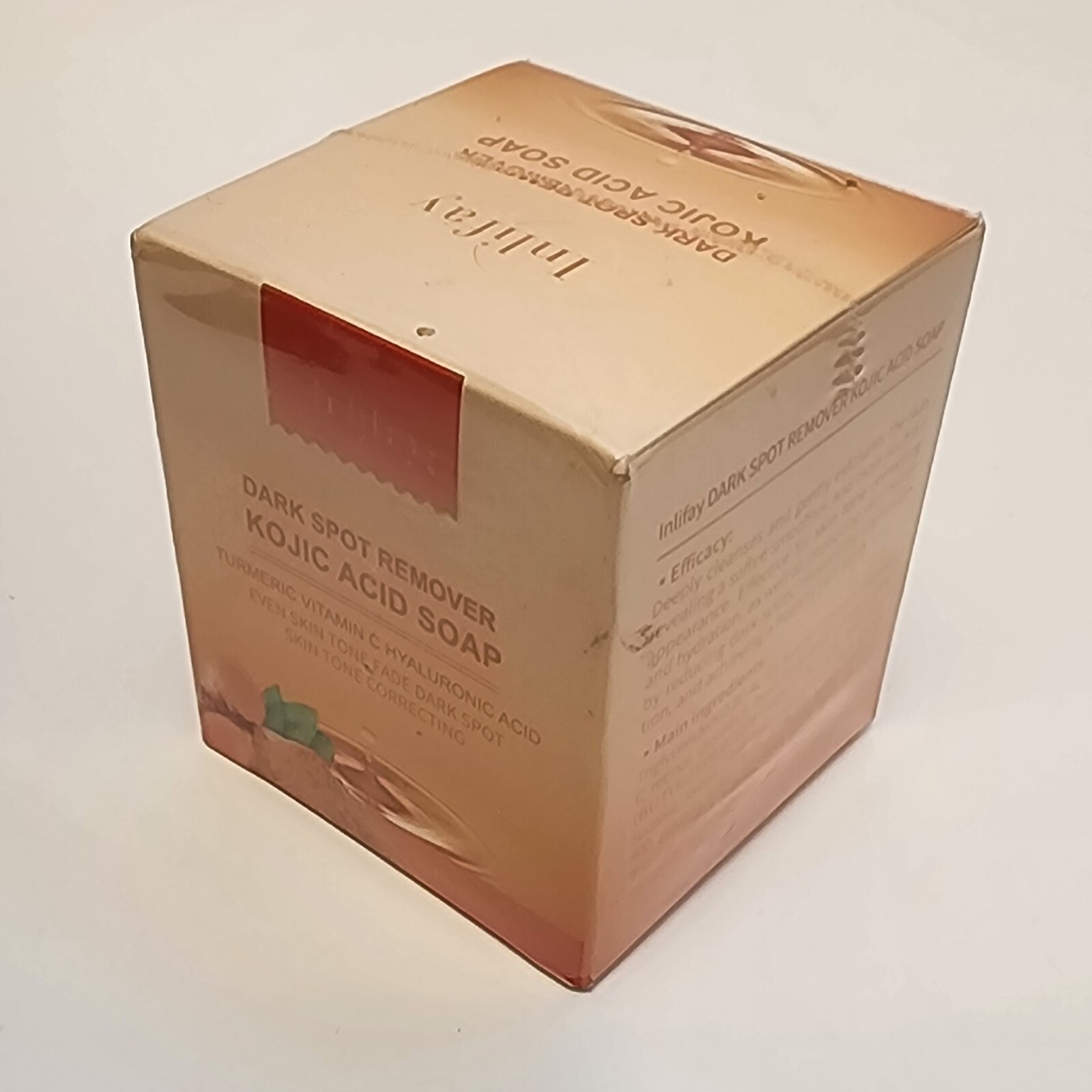 Inlifay – Dark Spot remover – Kojic Acid Soap – Even Up Skin Tones – Exp 11/2027