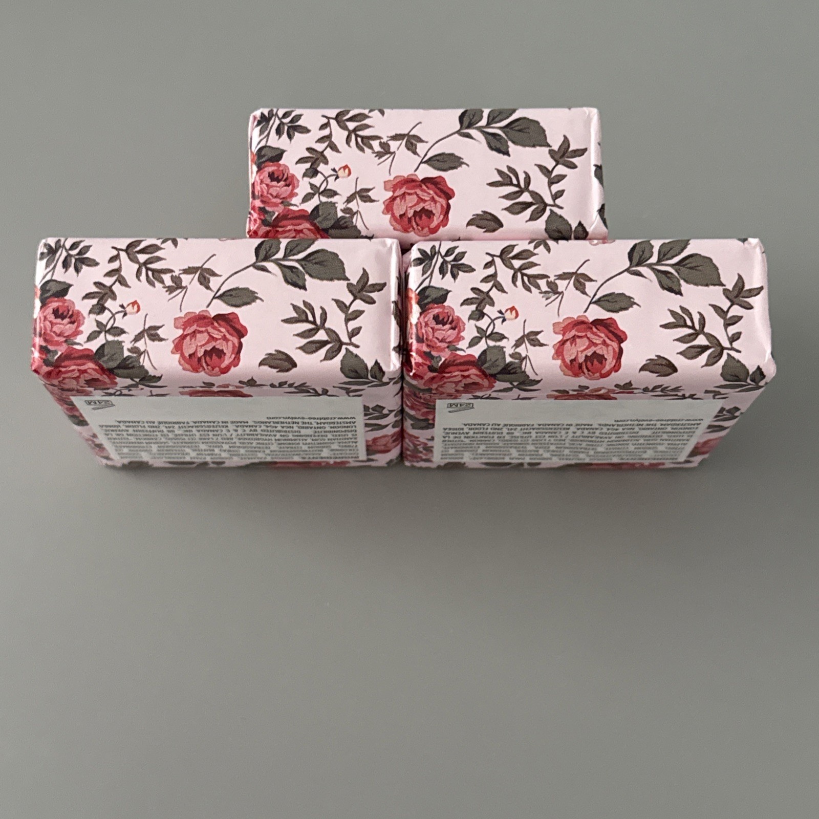 Crabtree & Evelyn ROSEWATER Triple Milled Soap Bar Set of 3 – 3x 3.5oz