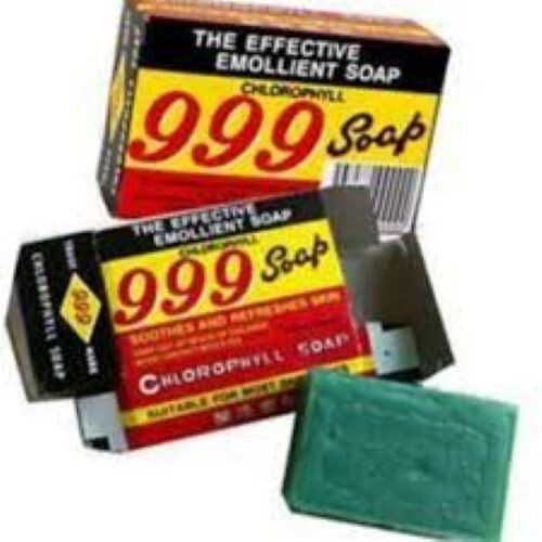 999 Emollient Chlorophyll Soap Bar for Itchy Skin Problems 90g x 3