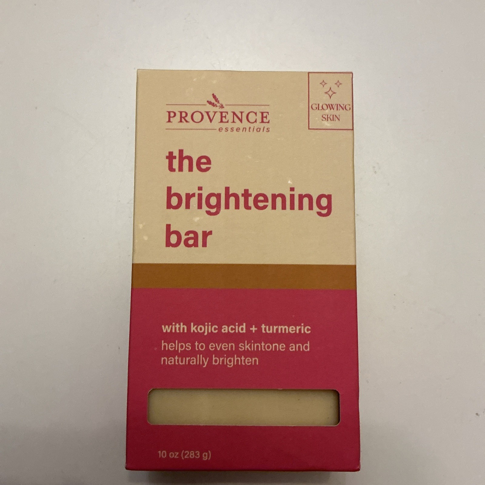 PROVENCE ESSENTIALS Kojic Acid & Turmeric Brightening Bar Soap (10 oz) – NEW