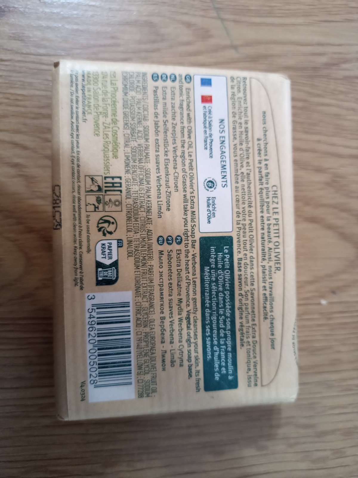 Le Petit Olivier Extra Mild Soap Lemon Verbena 2 x 100 g