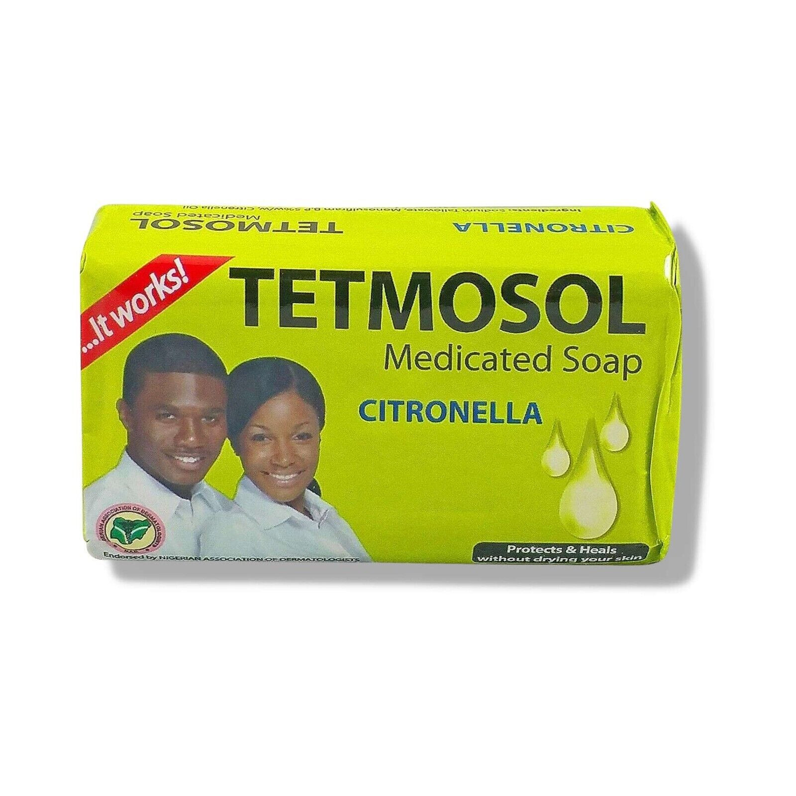 6 X Tetmosol Medicated Soap Citronella LOT OF 6 SOAPS. USA SELLER
