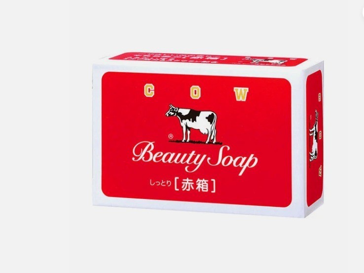 3 bars [COW BRAND] Beauty Bar Soap RED Rose Scent 90g JAPAN NEW