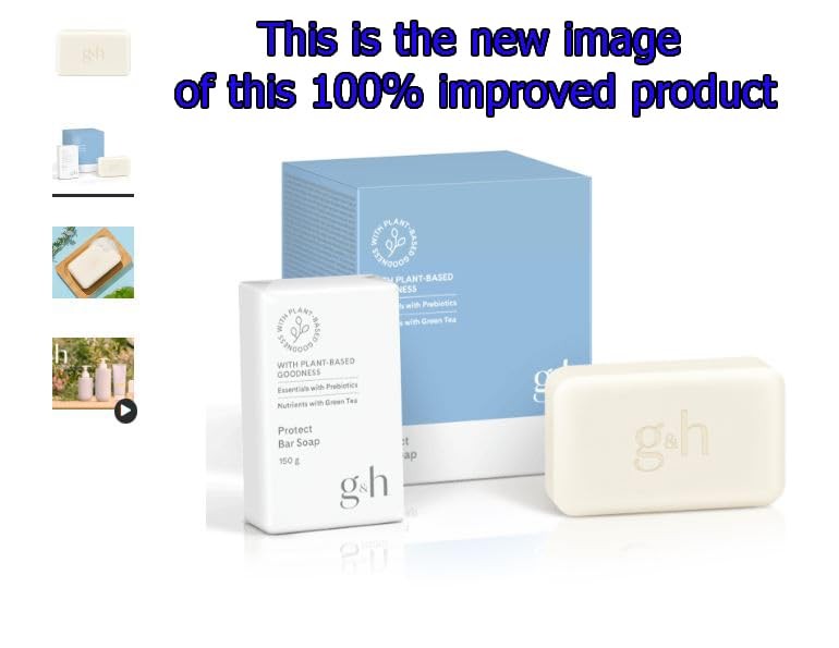 2 Pack Set G&H Protect Bar Soap Sulfate Free 5.29oz 5.3 Ounce (Pack of 2)