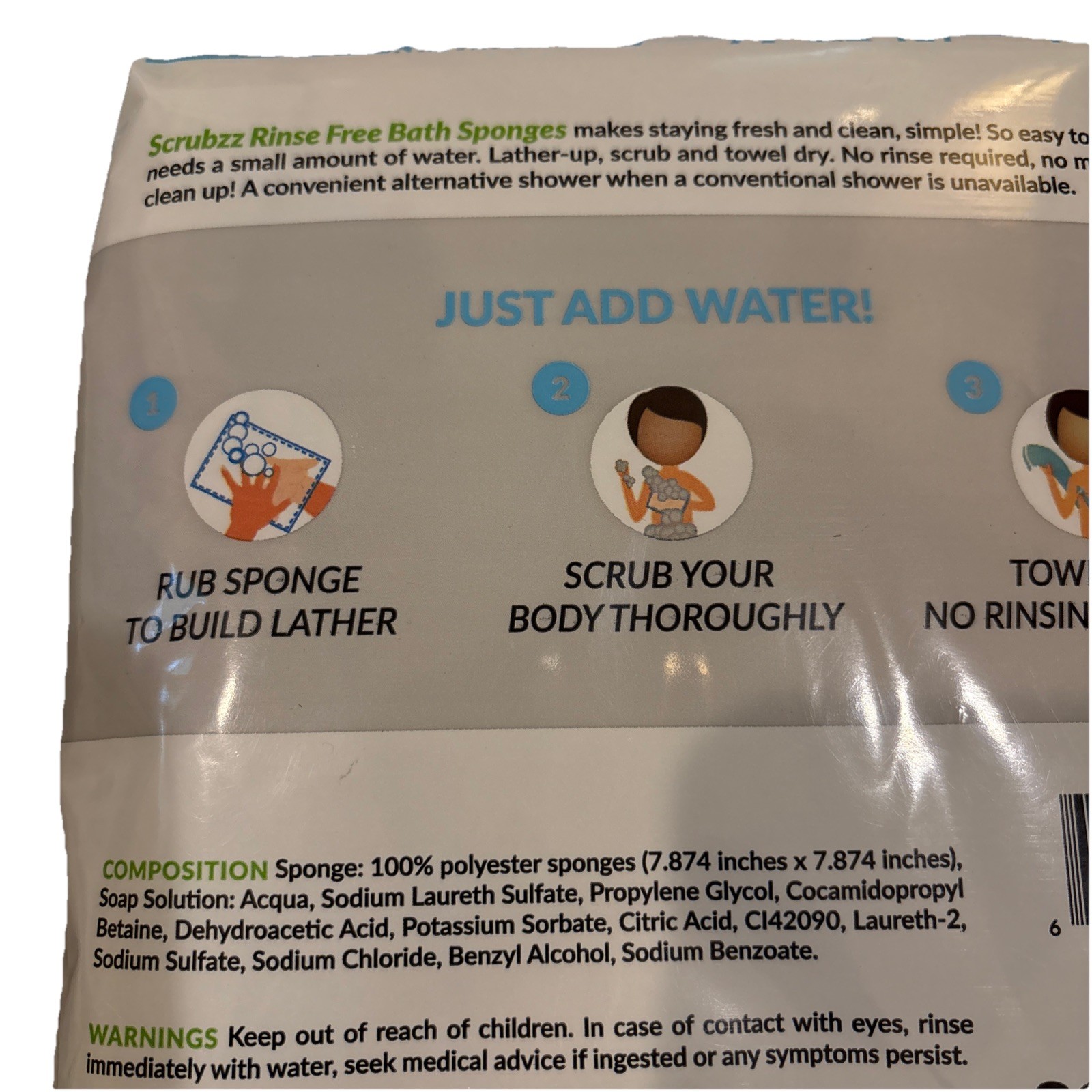 Disposable No Rinse Bathing Wipes – 25 Pack – All-in-1 Single Use Shower Wipes**