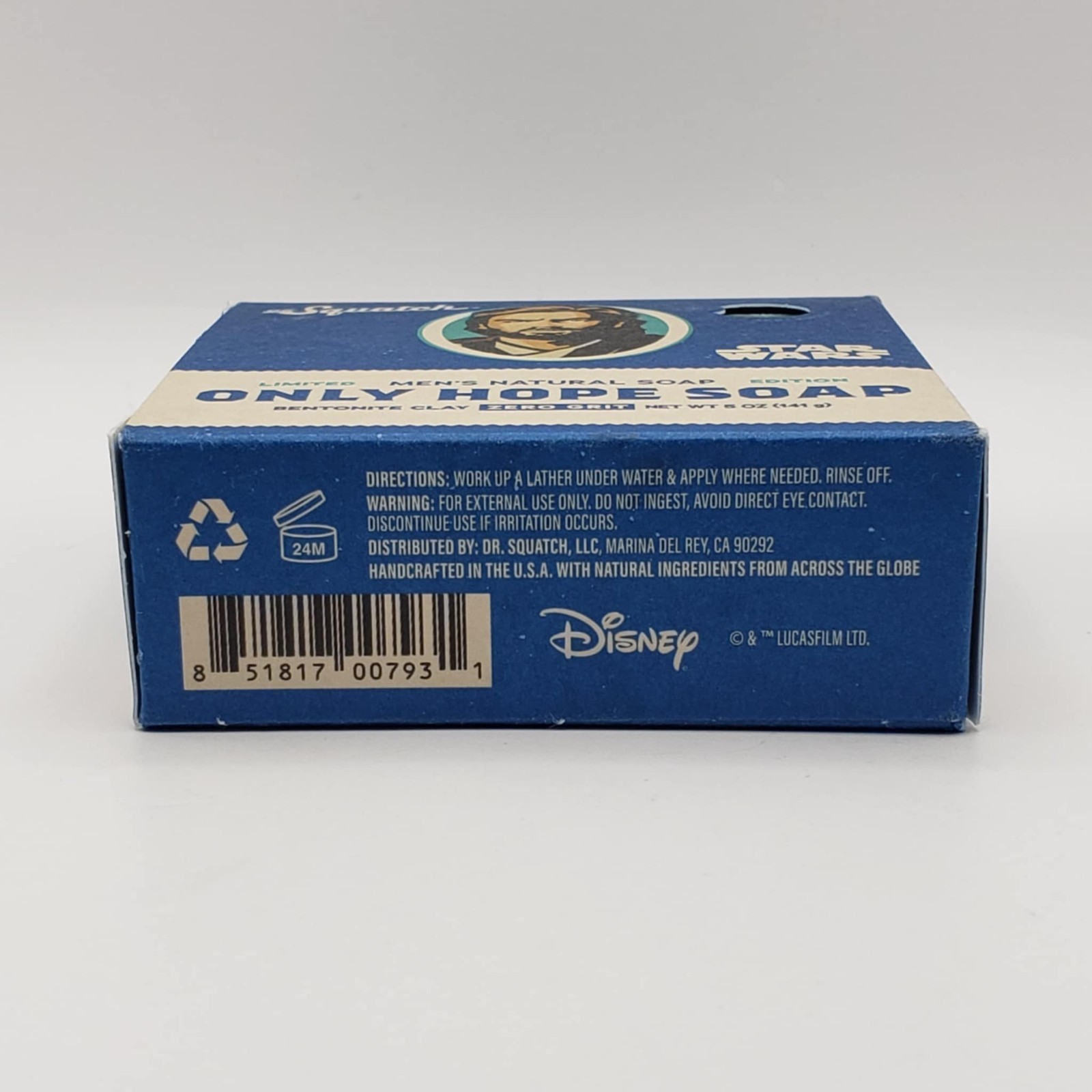 Dr. Squatch Disney Star Wars Only Hope Soap Ltd Ed All Natural Bar 5oz – 2 Pk