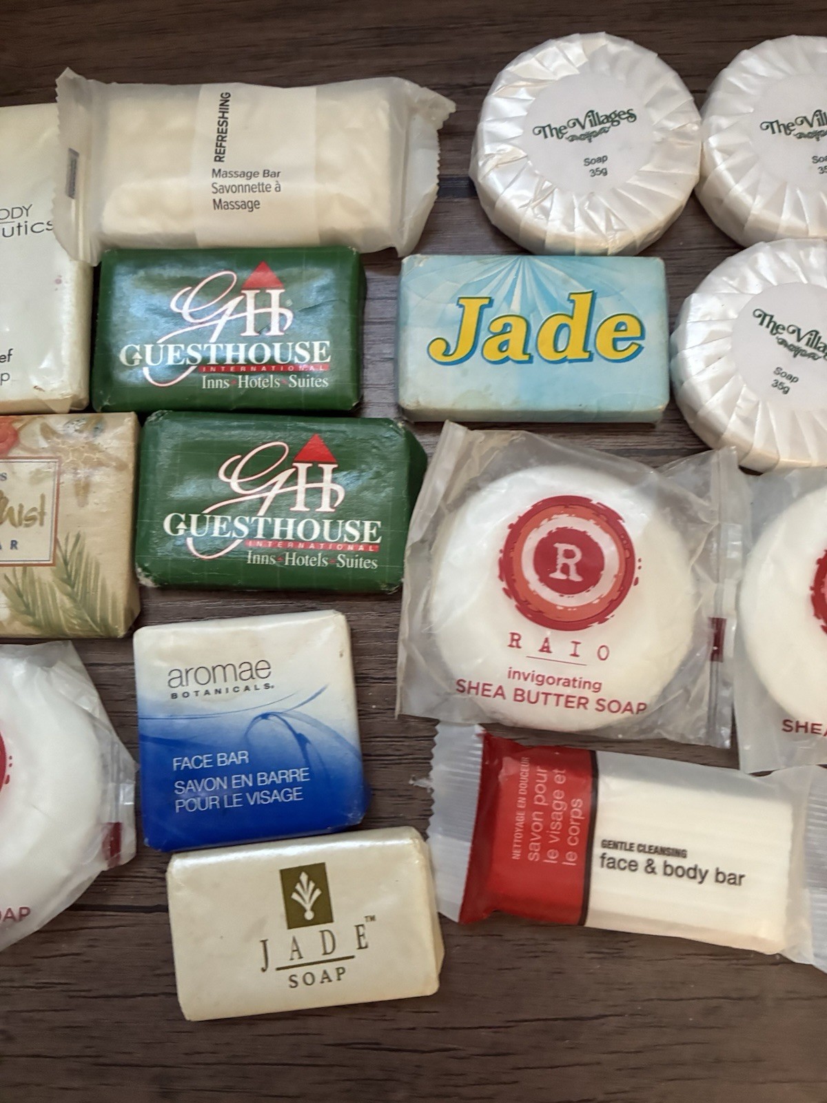 Various Travel Soap Bars Lot Of 15
