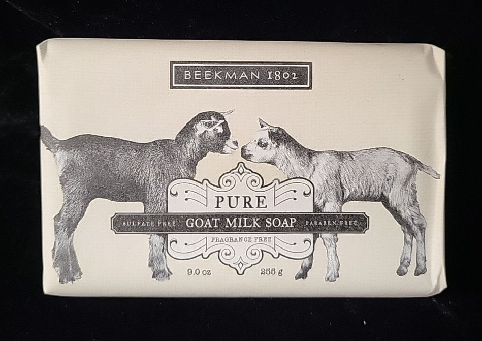 3 Pack Beekman Pure Goat Milk Bar Soap 1 – 9 oz. & 2 – 3.5 oz. Fragrance Free