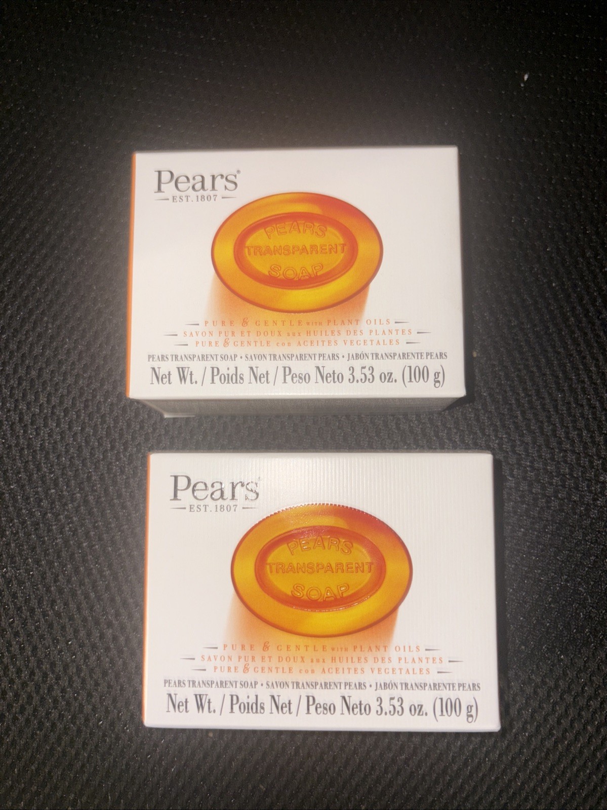 Pears Transparent Glycerin Soap 3.53 oz (2 Pack) Gentle Skin Cleanser Original