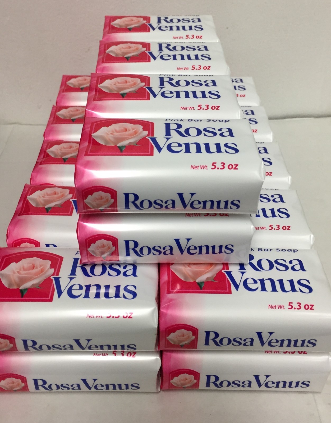 Lot of 28 Rosa Venus Pink Bar Soap (5.3 oz each bar). Free Shipping!