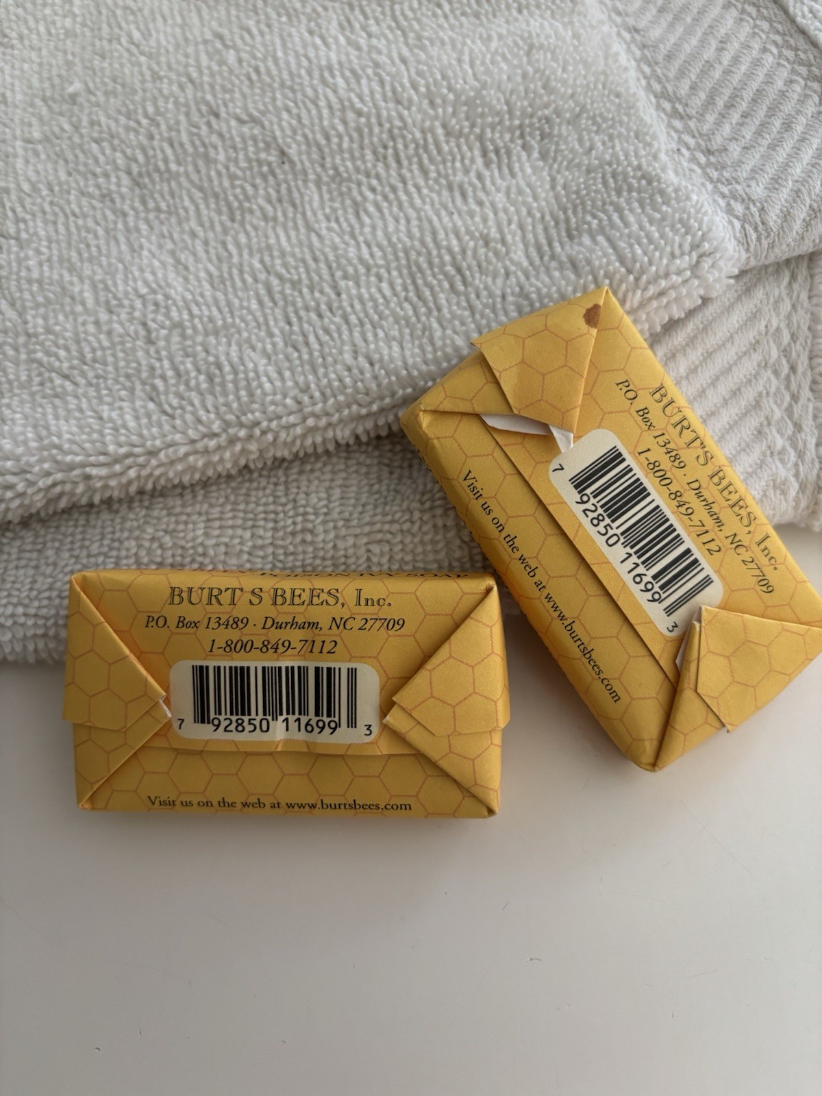 (2) Burt’s Bees Poison Ivy Soap Bar 0.8oz Small Travel Size New Old Stock