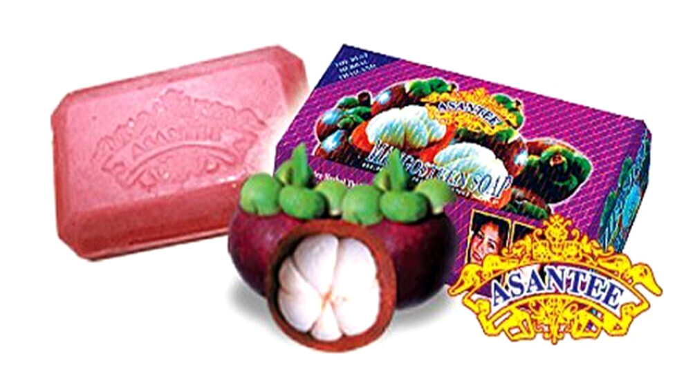 Asantee soap mangosteen honey herbal thai vitamin skin face bars bacteria /125g.