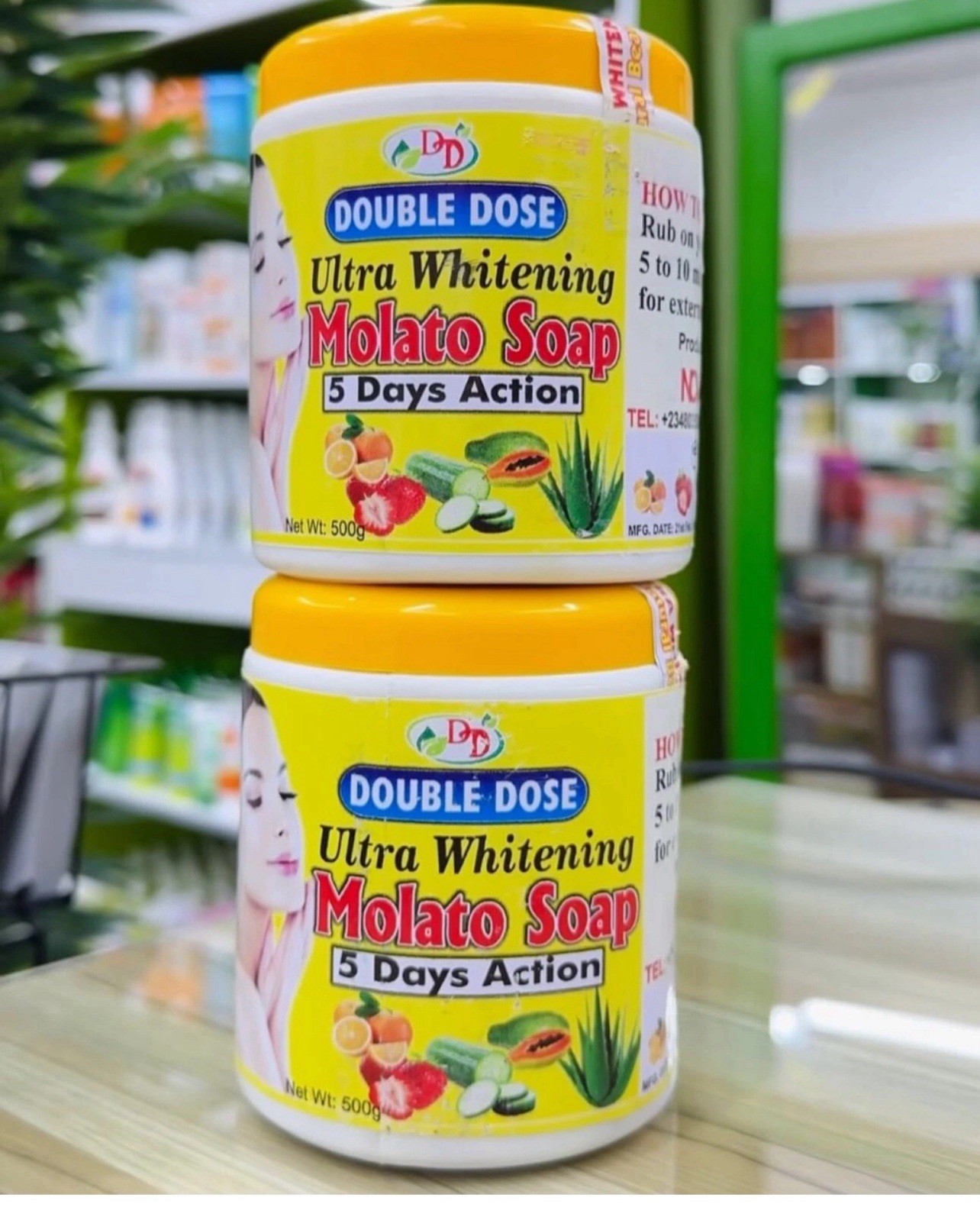 Double dose ultra whitening Molato soap