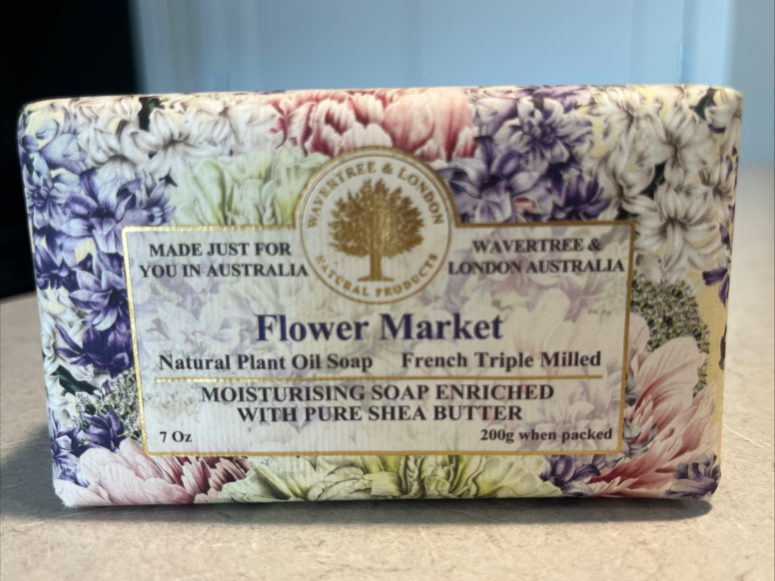Wavetree & London Flower Market 200g/7oz French Triple Milled Bar Soap