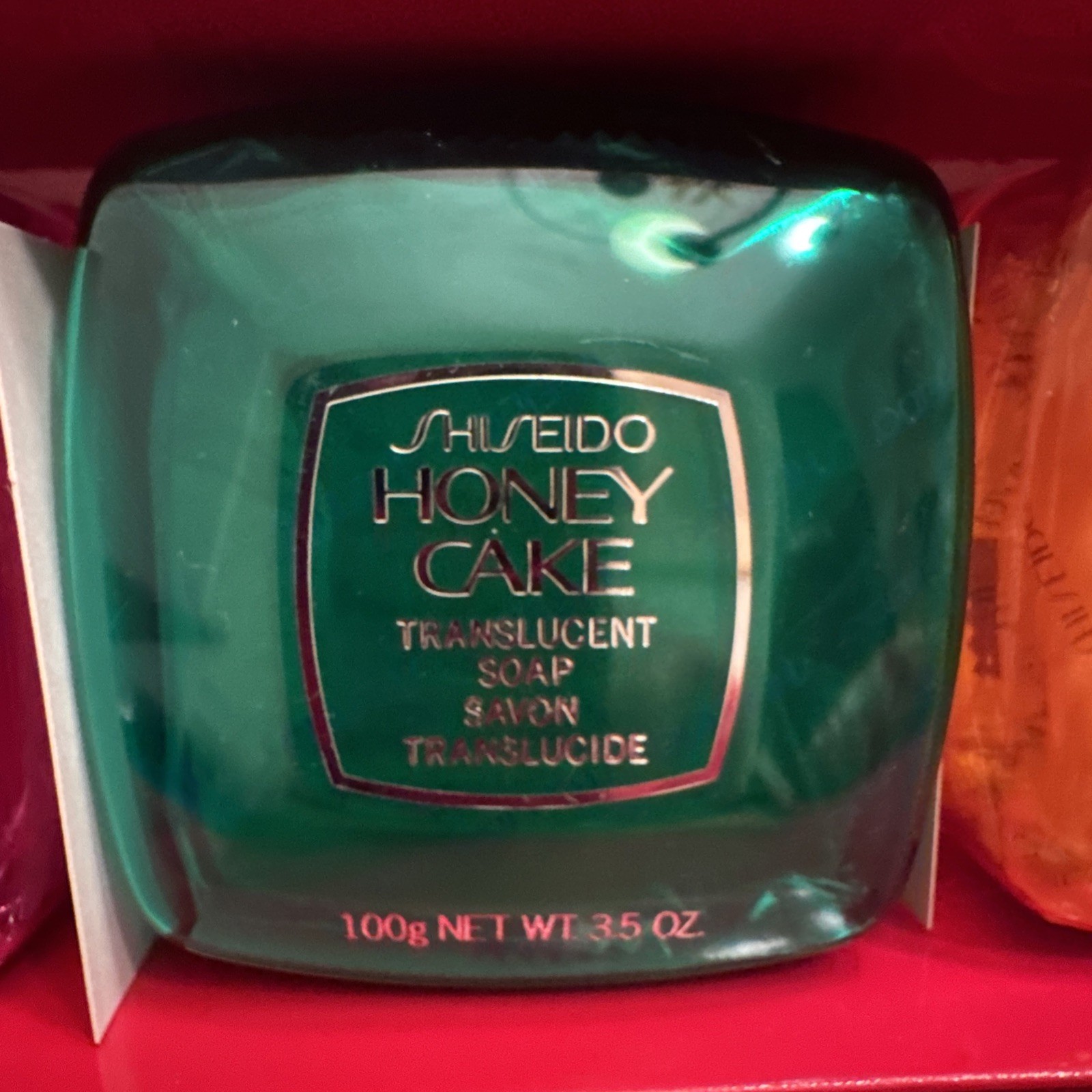 Shiseido three Honey Cake Translucent Soap In a box