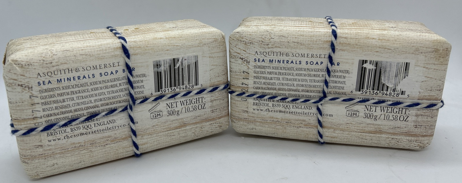asquith somerset BEACH Sea Minerals bar Soap 10.58 oz X2