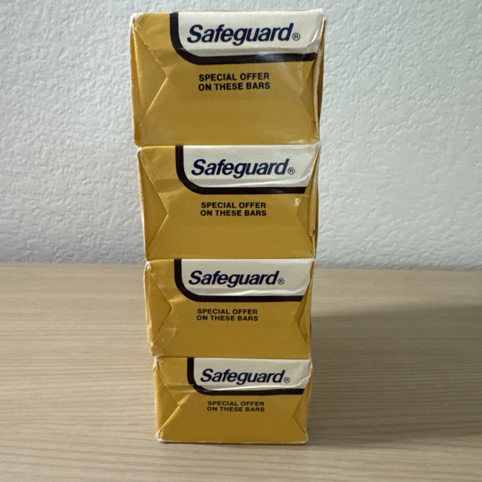 Vintage Safeguard Deodorant Soap 4 Bar Pack 5oz Each Procter & Gamble Safeguard