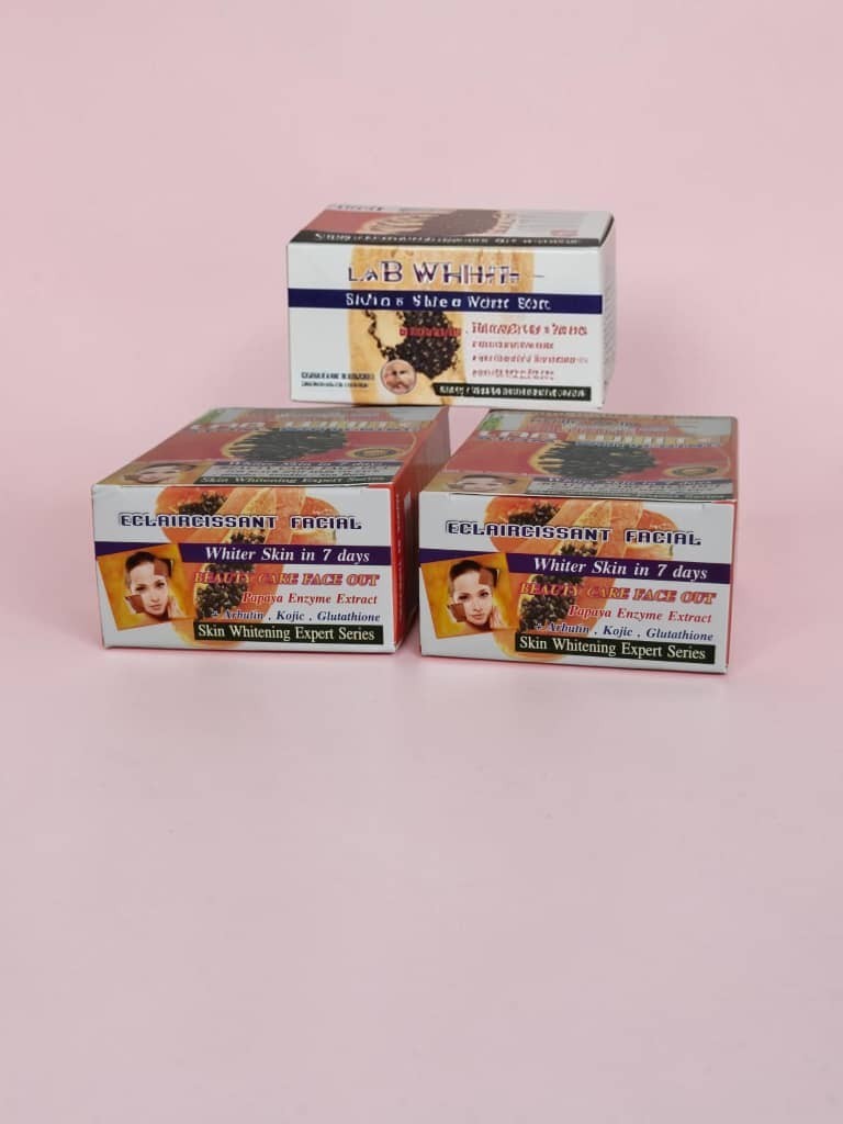 X3 Lab White (Papaya Extract) Face & Body Soap 3pieces Exp 2031