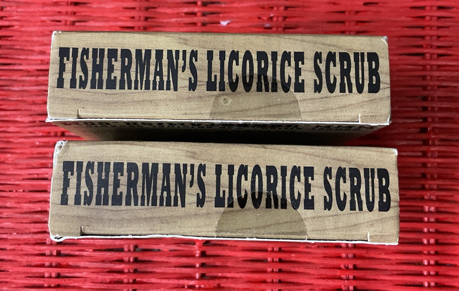 Honest Amish Natural & Organic Handmade Soap-Fisherman’s Licorice Scrub / 2 Pack