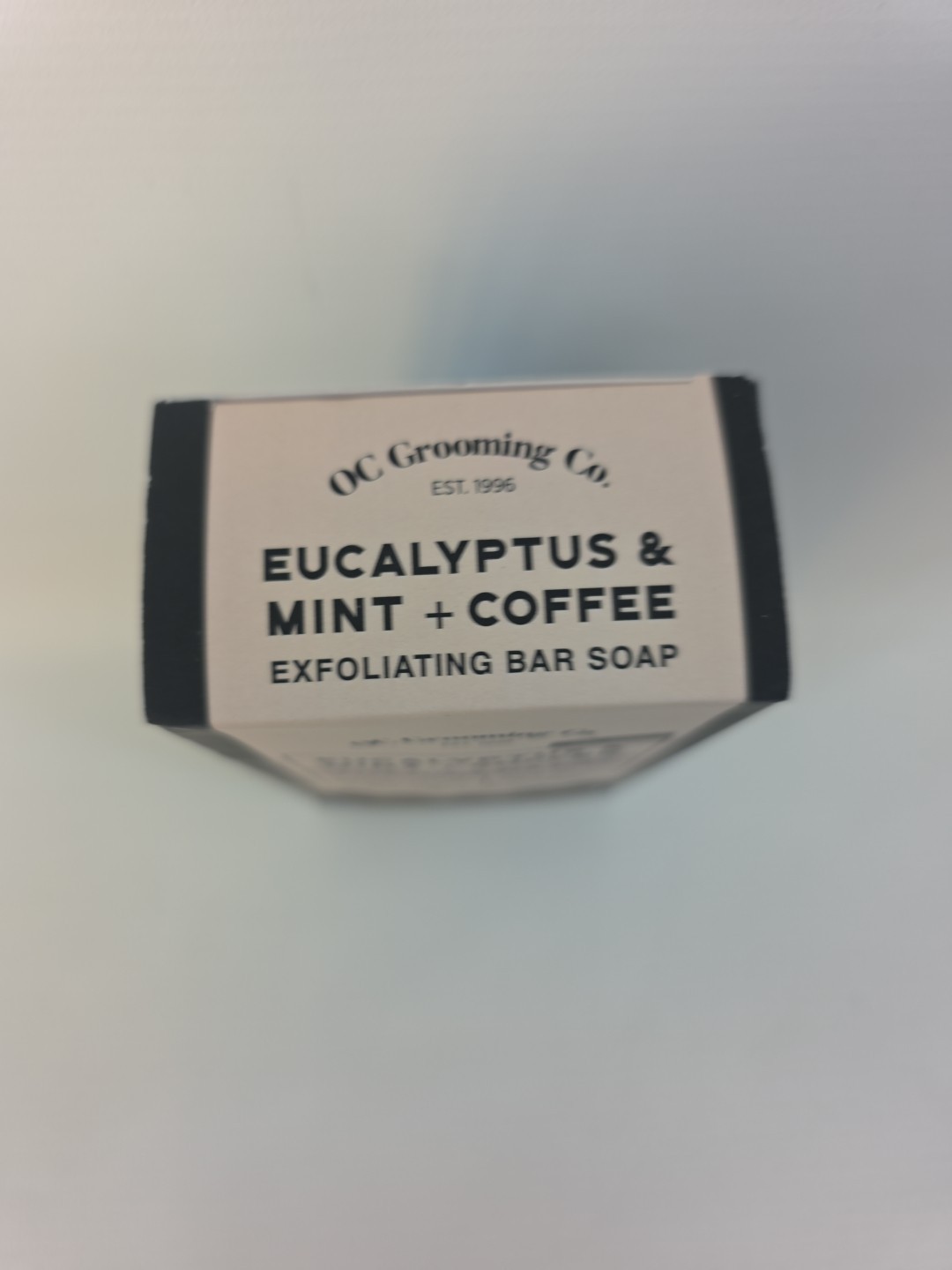 OC Grooming Co. – Eucalyptus & Mint & Coffee Exfoliating Bar Soap 10 oz