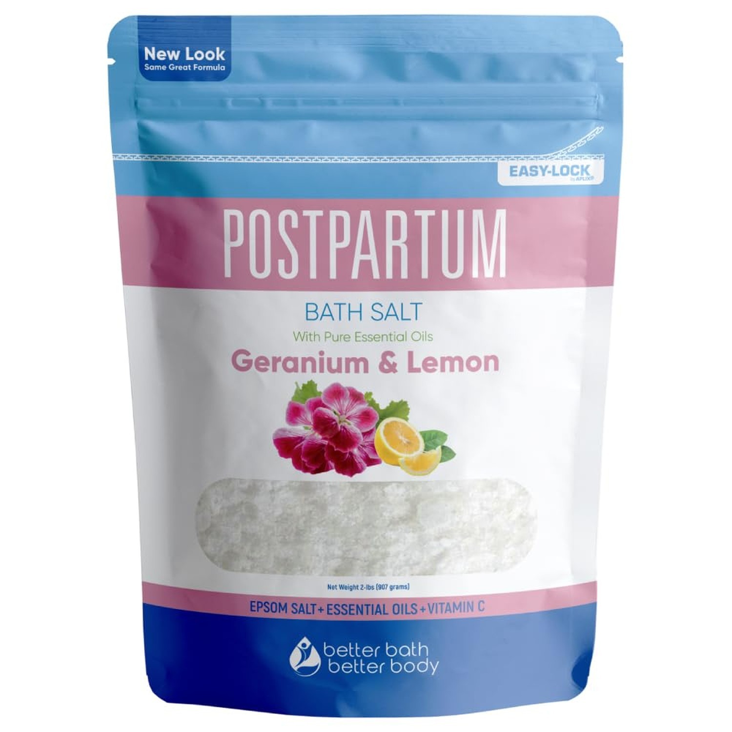 Postpartum Sitz Bath Soak (2 Lbs) Postpartum Care for New Moms Bath Salt with…