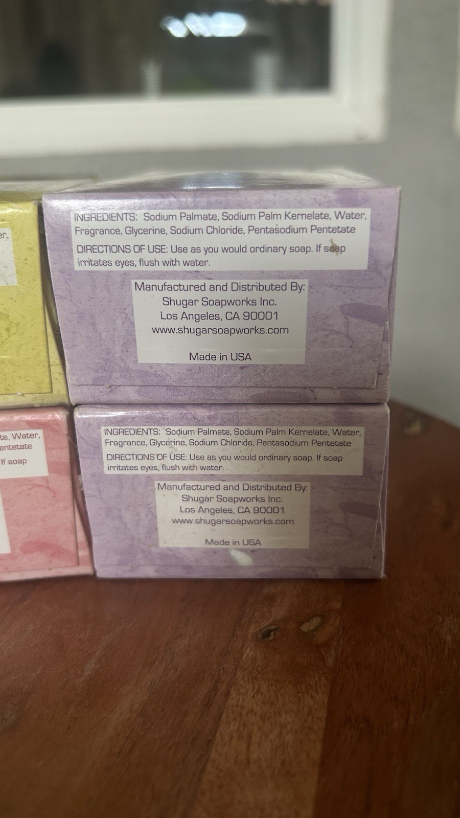 LOT (4) VENEZIA Soap works PURE VEGETABLE LEMON Verbena, Rose, Lavender Soap 7oz