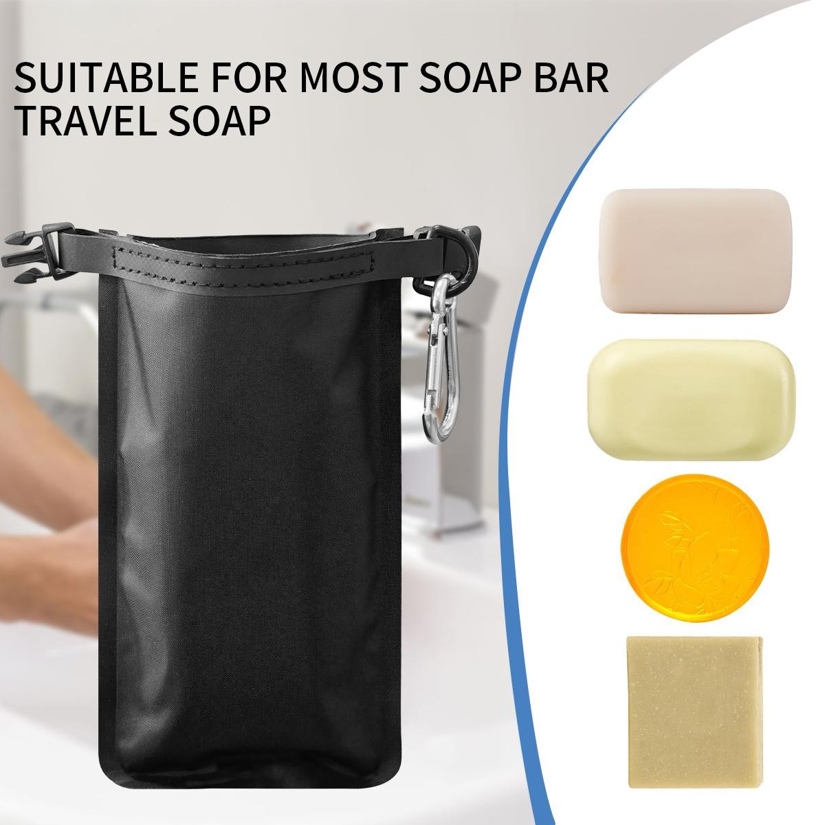 Waterproof Soap Bar Case Travel Holder Leakproof Quick Dry Soap Pouch Box Travel