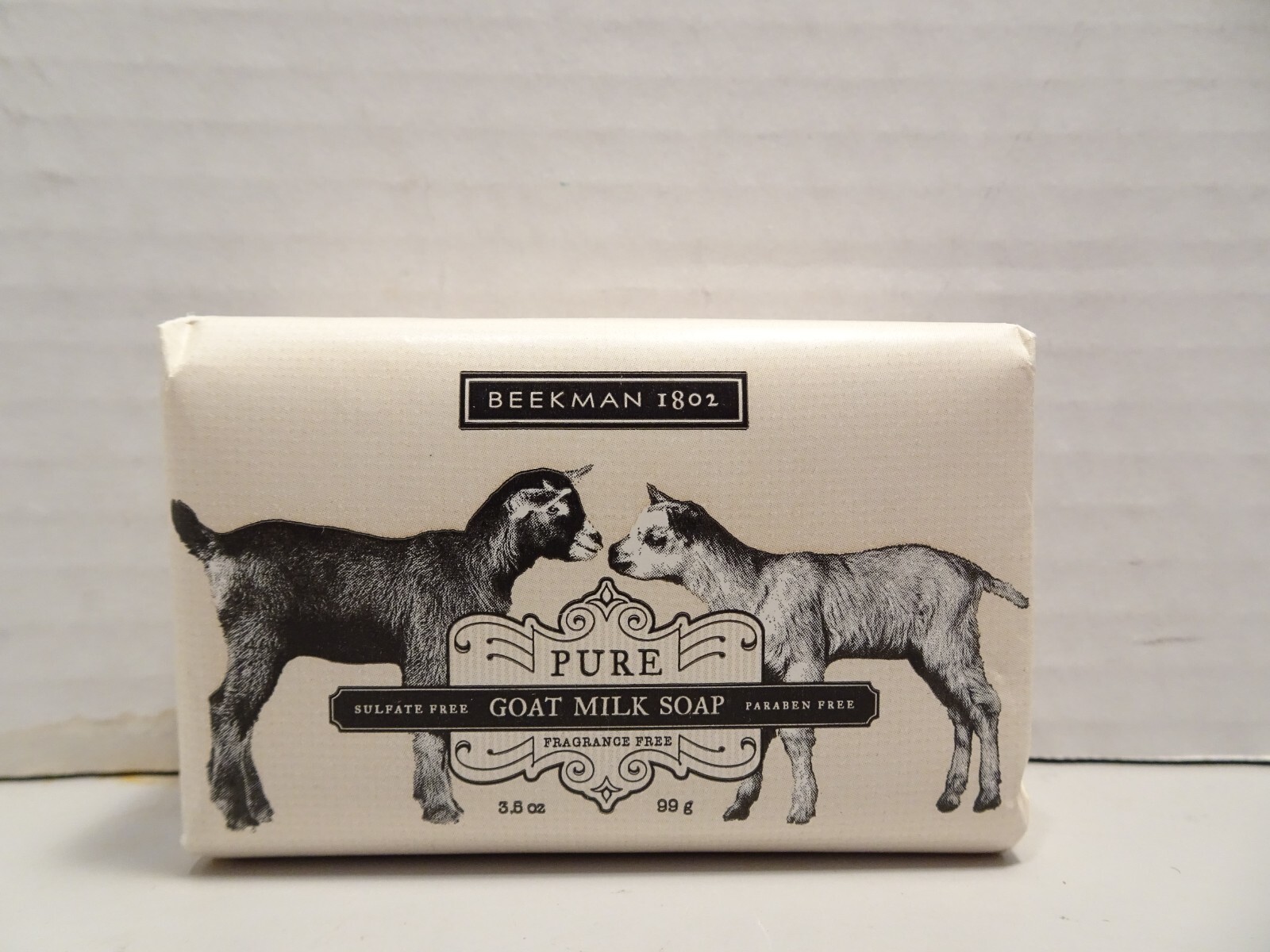 Beekman 1802 PURE Goat Milk Bar Soap 3.5 oz Fragrance Free New