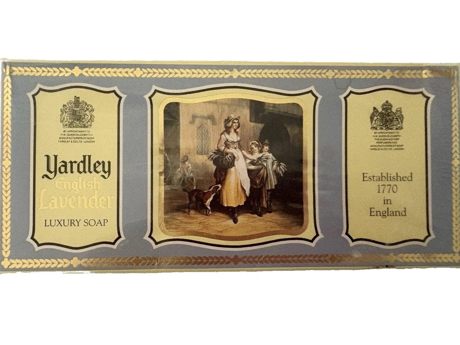 Vintage Yardley of London English Lavender Perfumed 3 Bar Boxed Set – NEW!