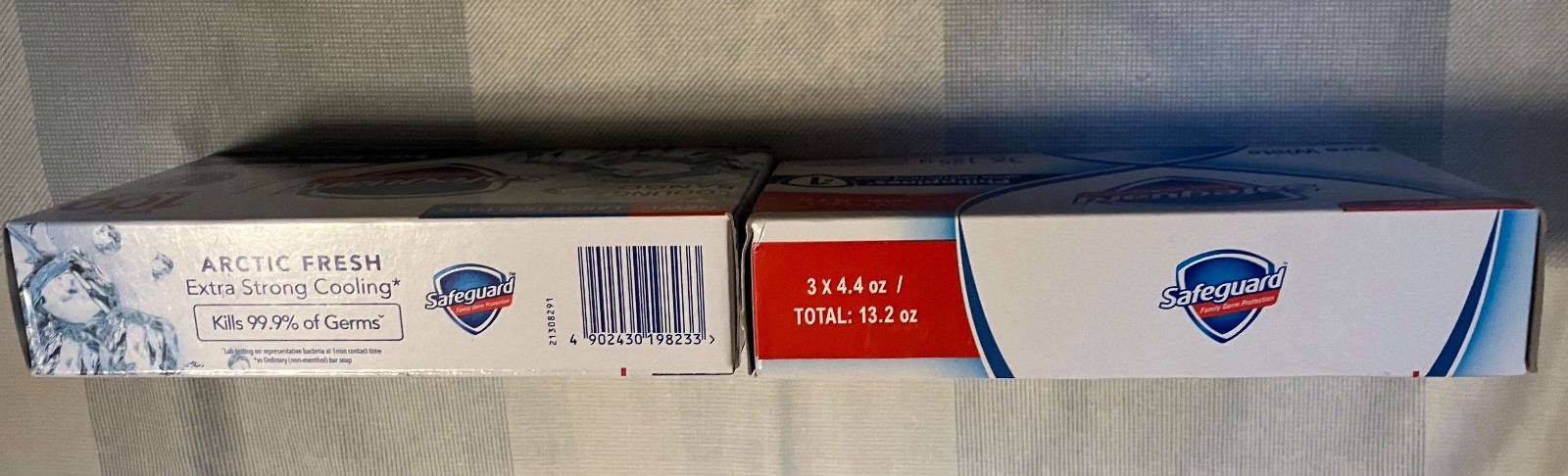 Safeguard Bar Soap Pure White 3 Pack and Extra Strong Cooling 3 Pack