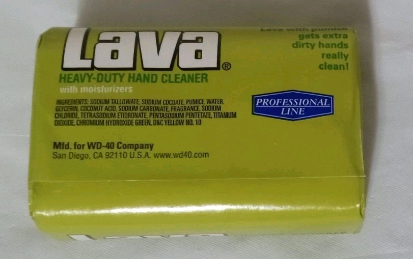 LAVA 4 Bars Soap Heavy Duty Hand Cleaner Green Pack Professional Line 4oz Unused
