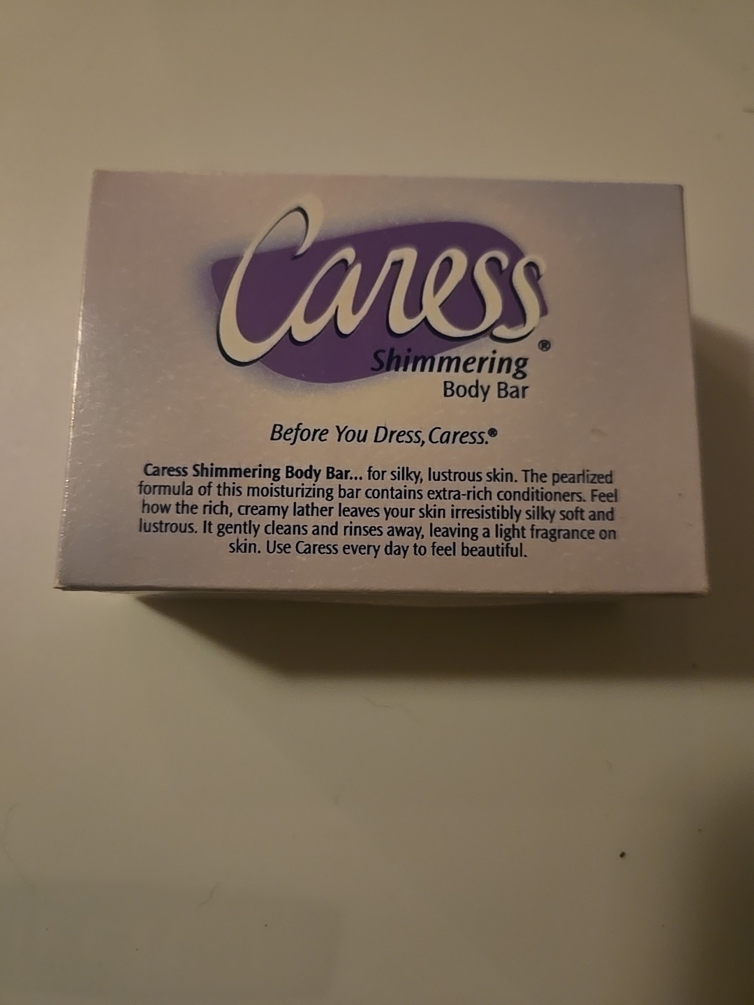 VTG Caress Shimmering Body Bar Silky Lustrous Skin Full Size 4.25 oz