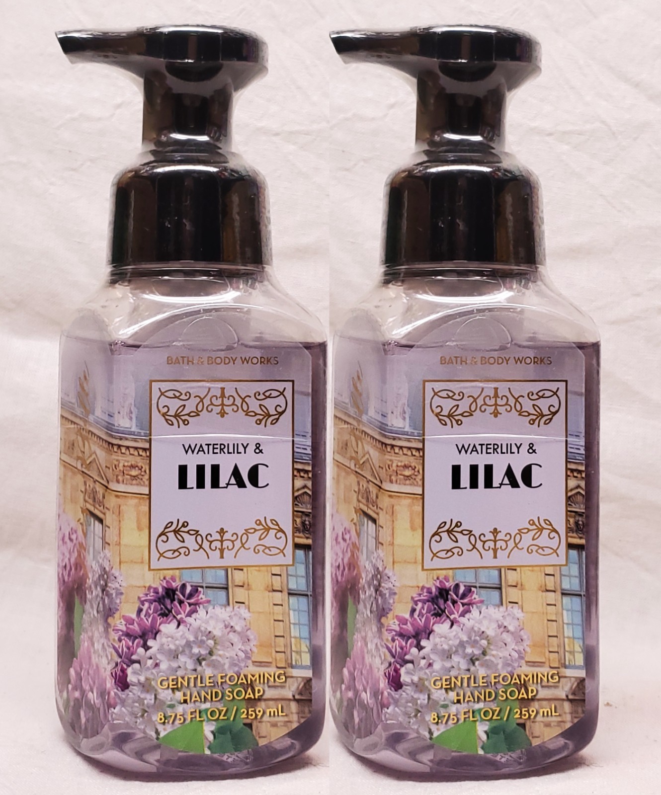2 Bath & Body Works WATER LILY LILAC Foaming Hand Soap