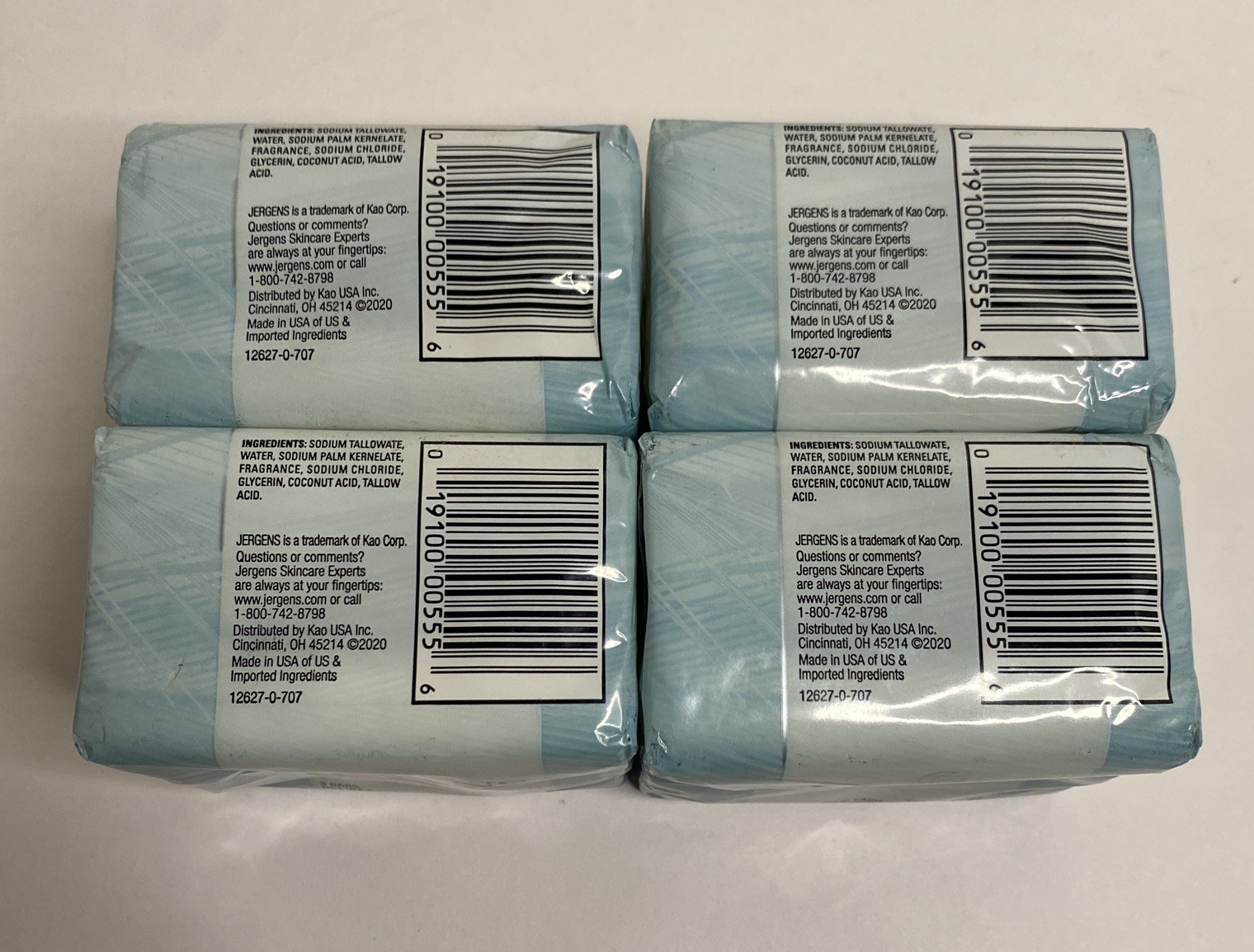Jergens Mild Soap 3 oz Bars 3 Per Package 12 Bars Total Sealed