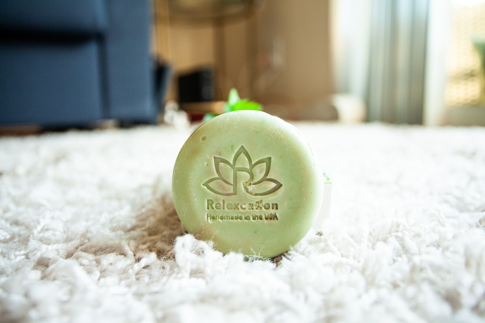 Natural Cold Process Olive Oil Soap Bar with Organic Olive Oil and Olive Leaves