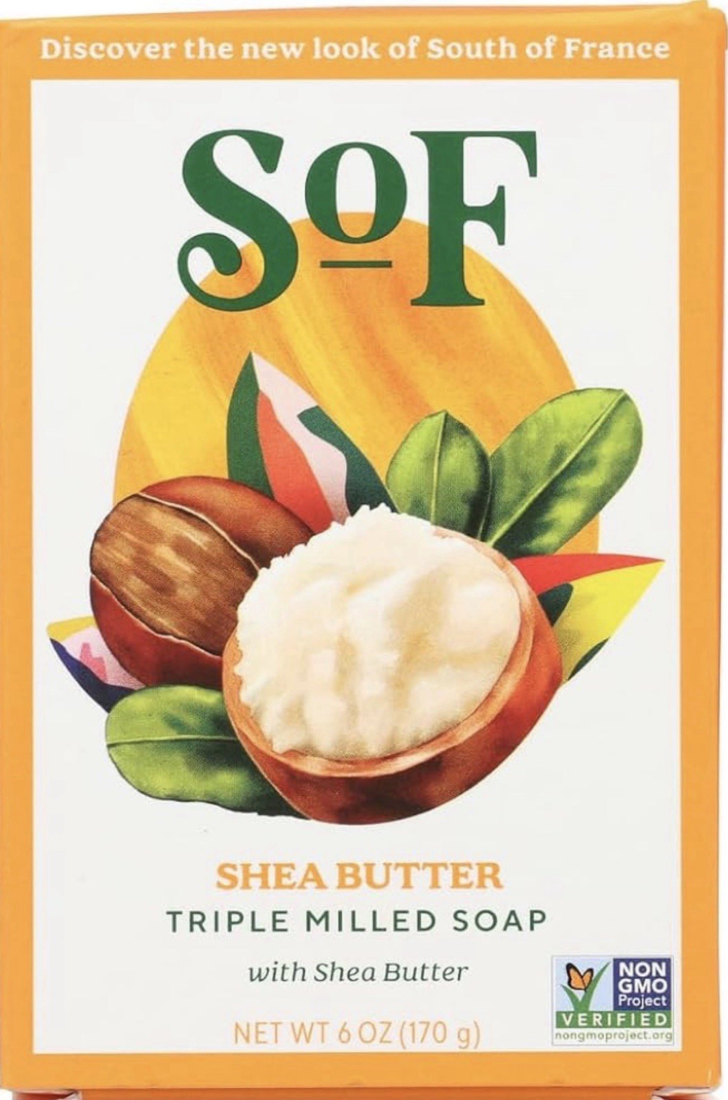 South of France Triple Milled Soap Shea Butter 6 oz Assorted Scents – 8 Pack