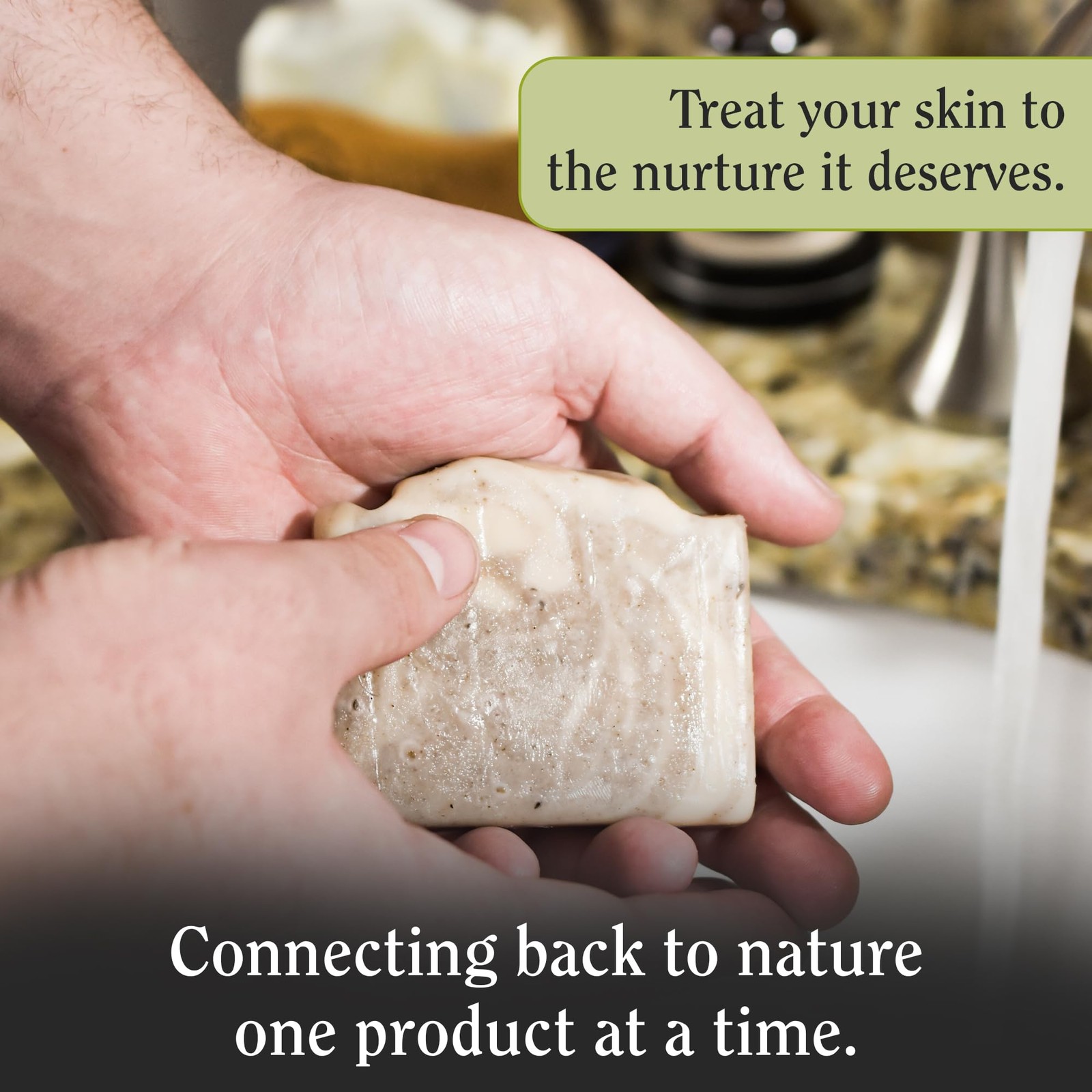 Compass Soap Petoskey Stone | Natural Bar Soap for Men | Soap Bars with Minim…