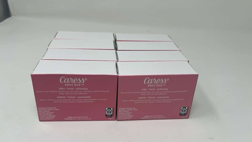 Caress Moisturizing Beauty Bar, Daily Silk, 30 Oz (3.75oz x 8), 8 count