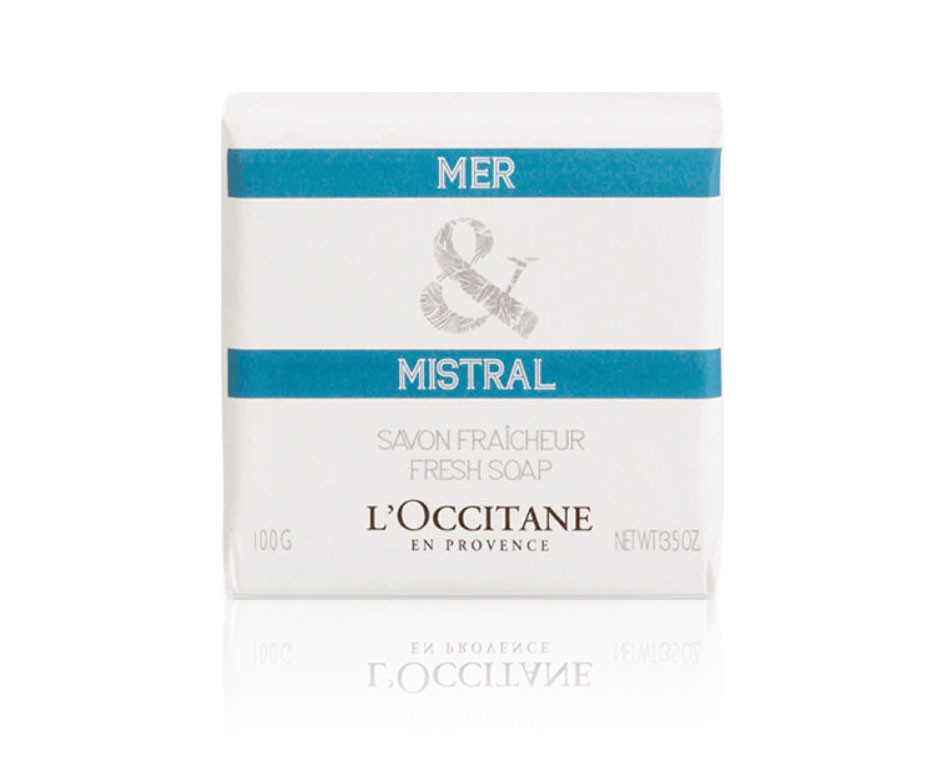 L’Occitane En Provence Mer & Mistral Fresh Unisex Aquatic Soap Bar 3.5 oz