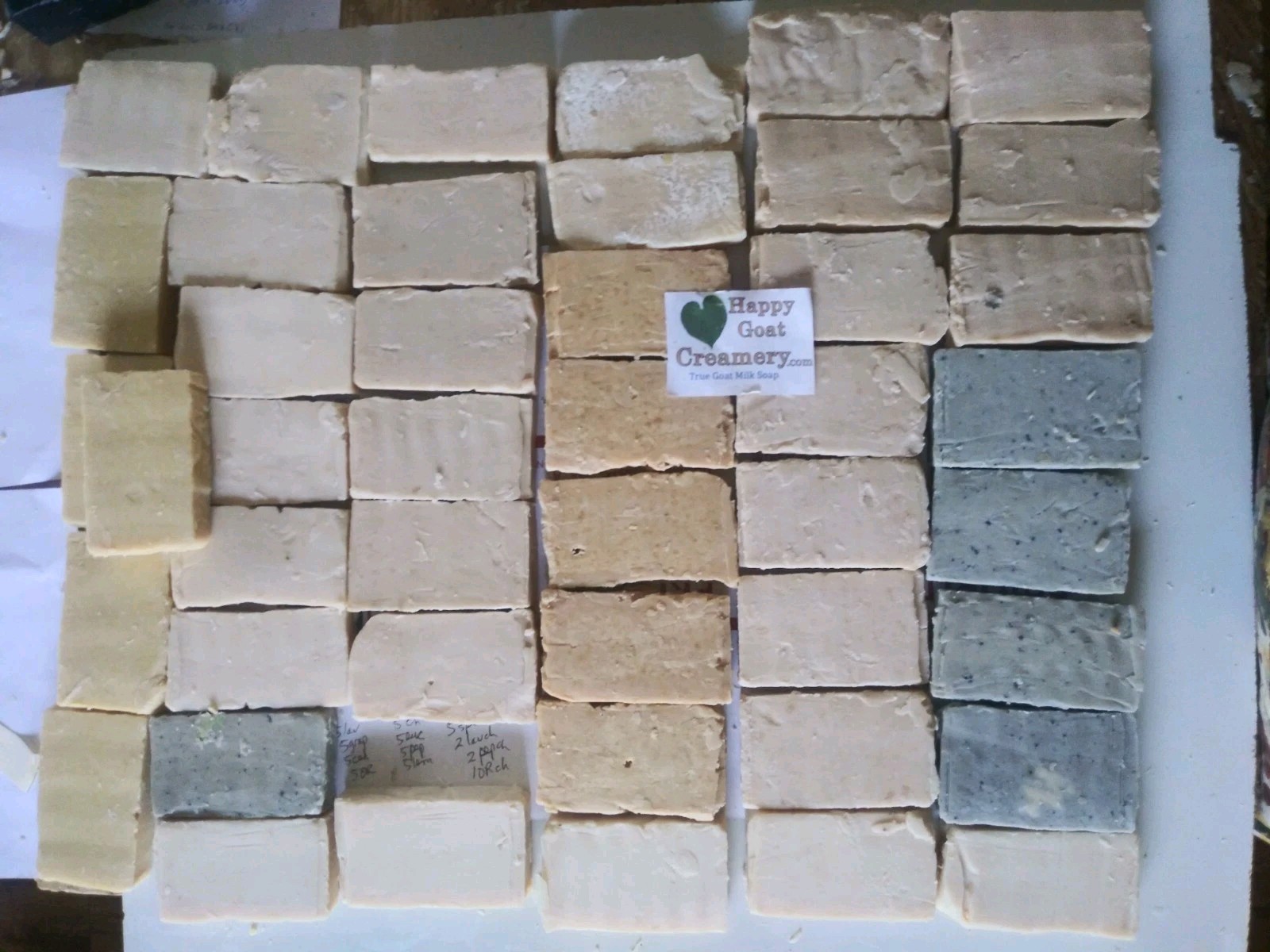 60 BARS SPECIAL LISTING GOAT MILK SOAP PURE ESSENTIAL OILS HAPPY GOAT CREAMERY