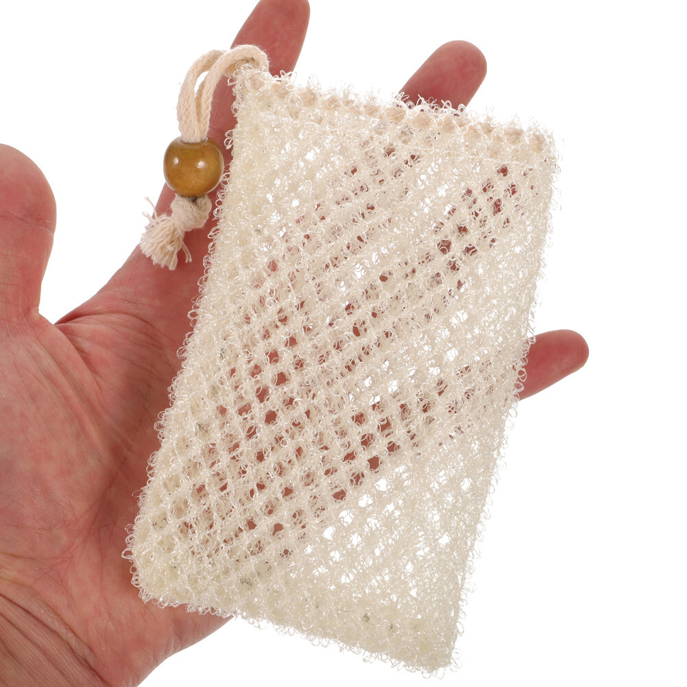 Exfoliating Soap Saver Pouch Nylon Soap Bubble Storage Bag for Bath