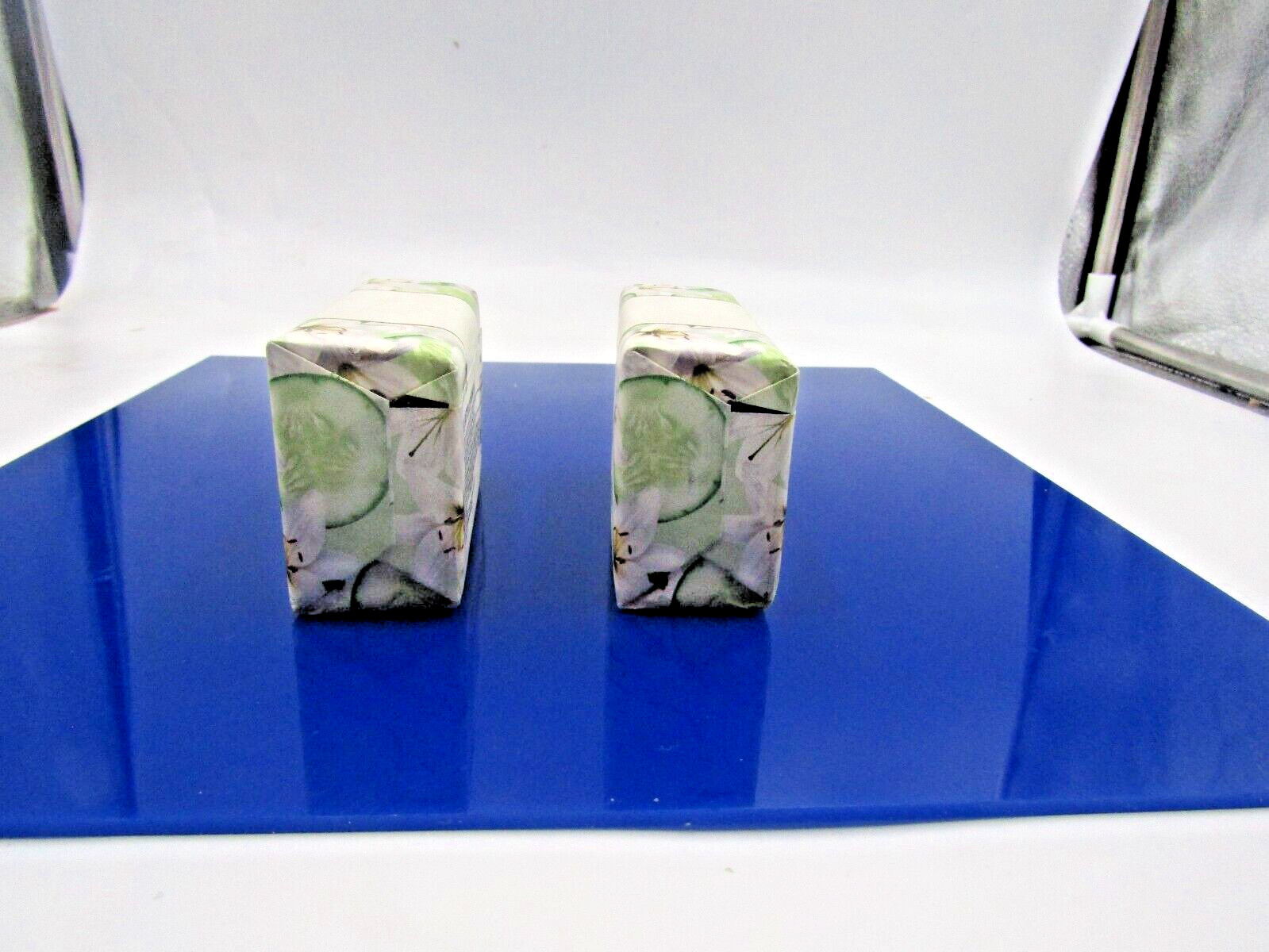 Lot Of. 2 Bath & Body Works CUCUMBER & LILY Shea Butter Cleansing Bar 5 Oz.
