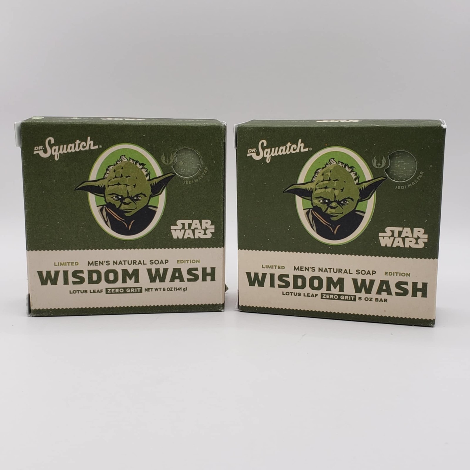 Dr. Squatch Disney Star Wars Wisdom Wash Ltd Ed Natural Bar Soap 5oz – 2 Pk